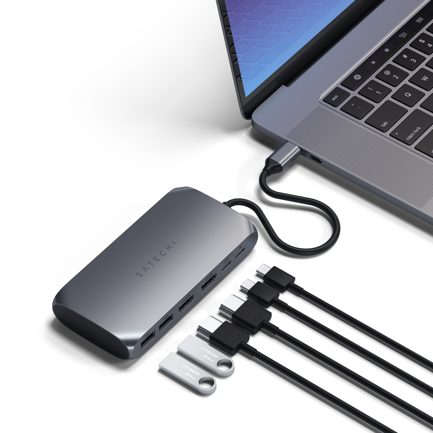 Satechi USB-C Multimedia adapter (M1/M2/M3)