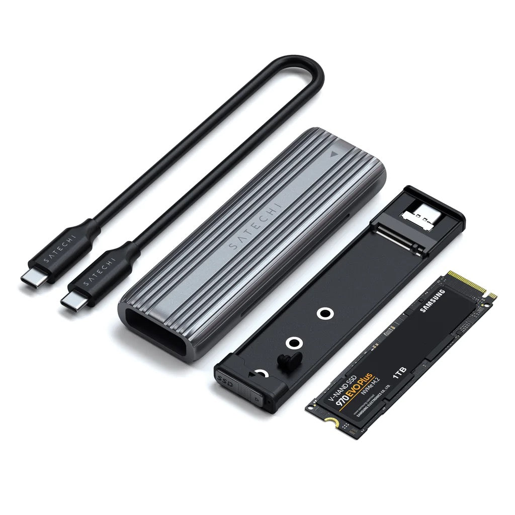 Satechi USB-C NVMe + SATA SSD enclosure