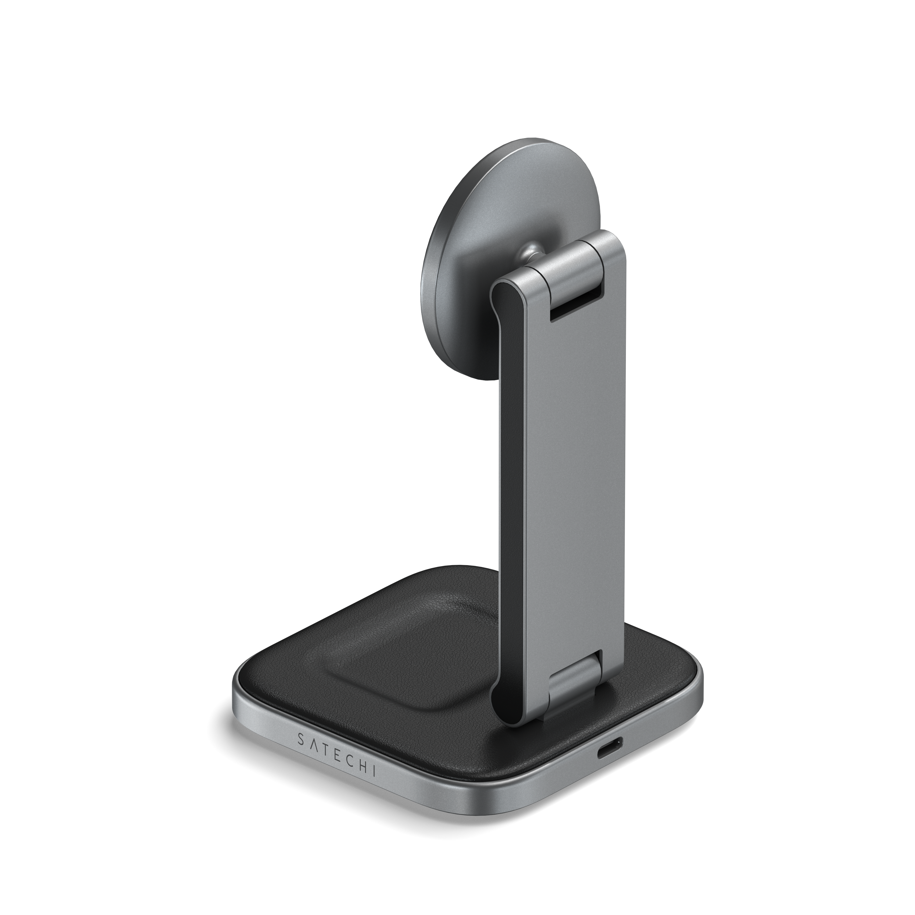 Satechi 2-in-1 Foldable Qi2 wireless charging stand